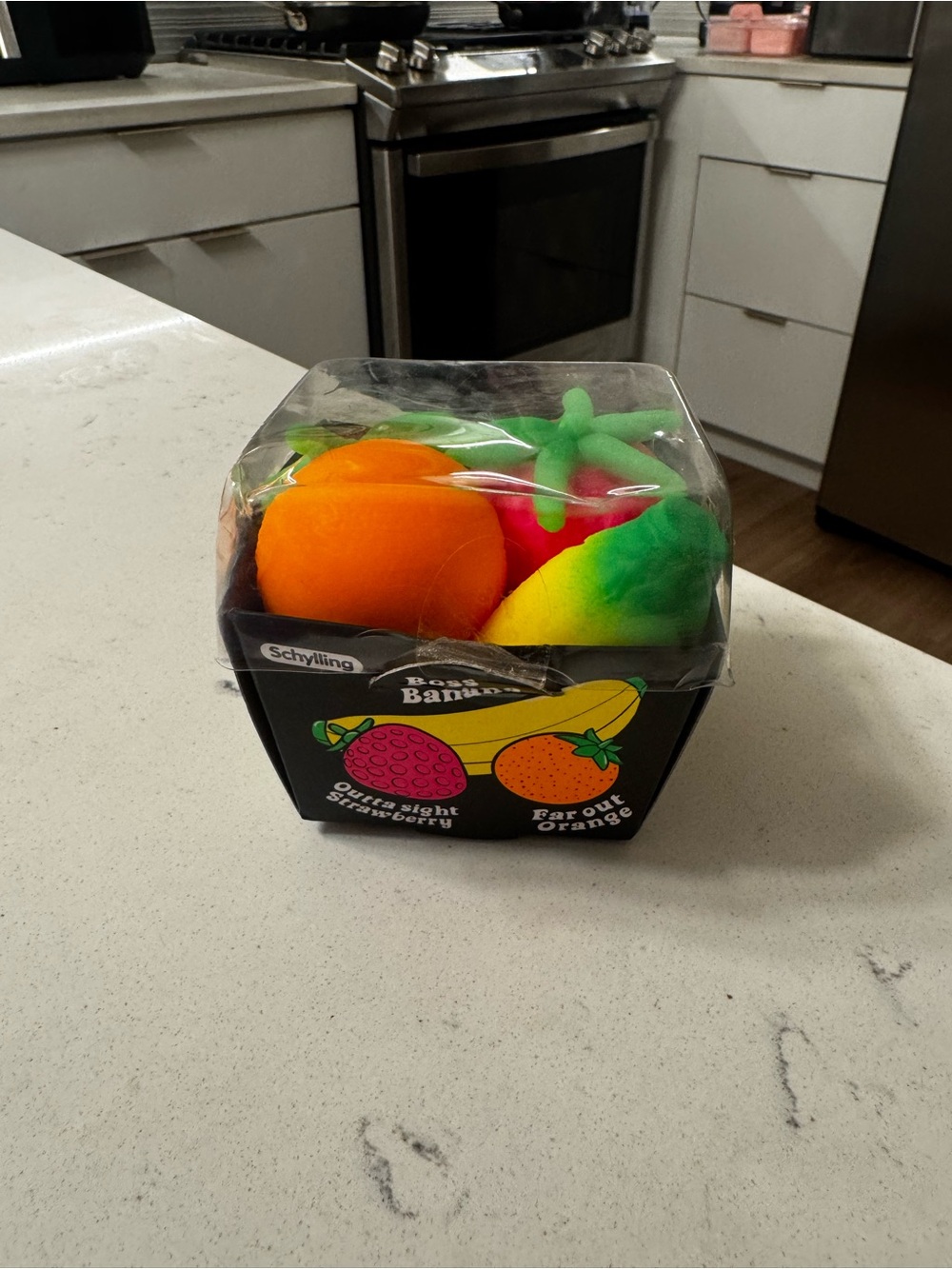 PRICE FIRM NEW needoh Groovy Fruit. New and sealed!